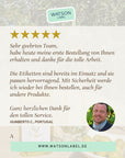 5 Sterne bewertung fuer Olivenoel Etiketten von watsonlabel
