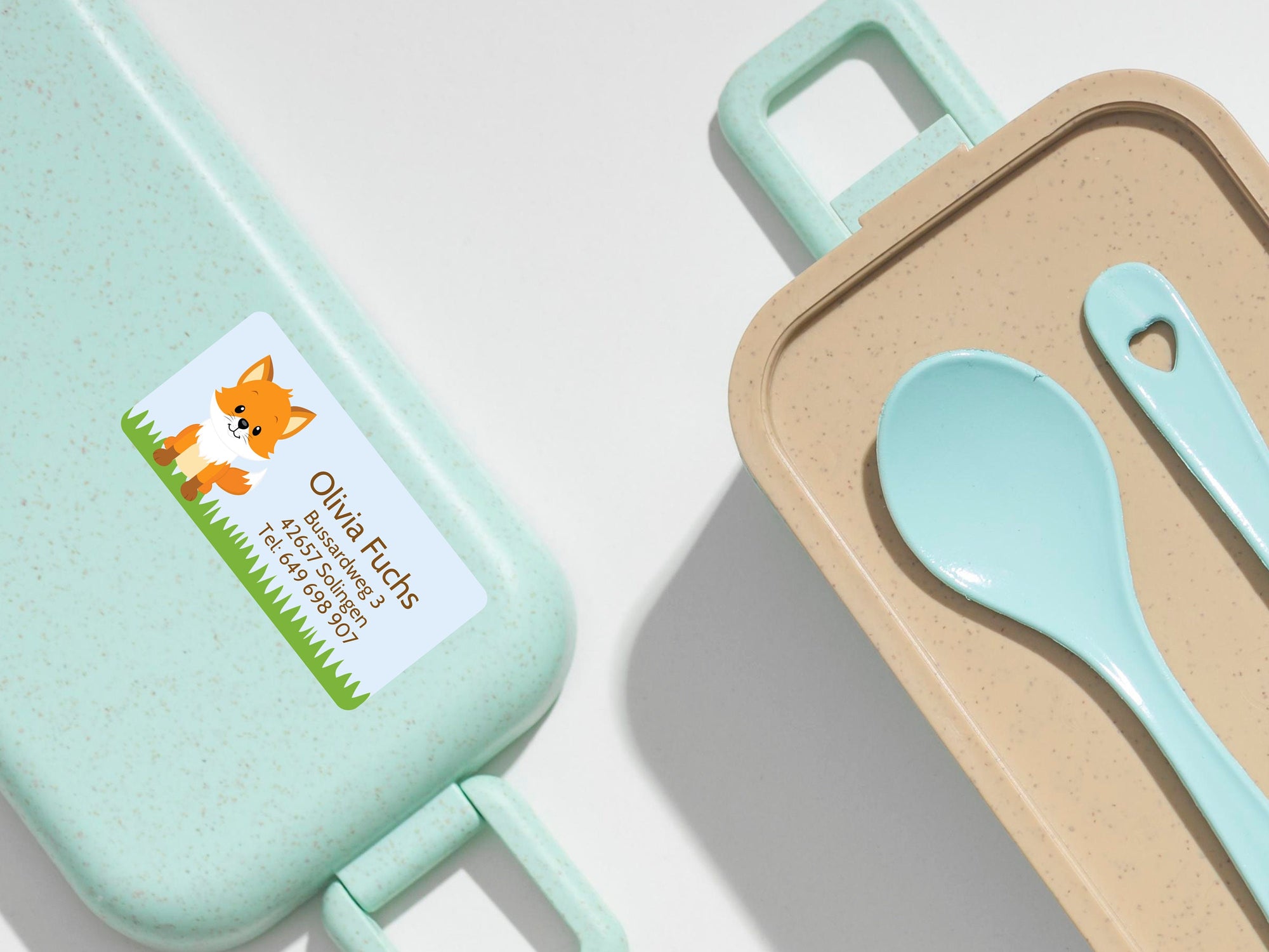 Adressaufkleber Fuchs wasserfest - watsonlabel