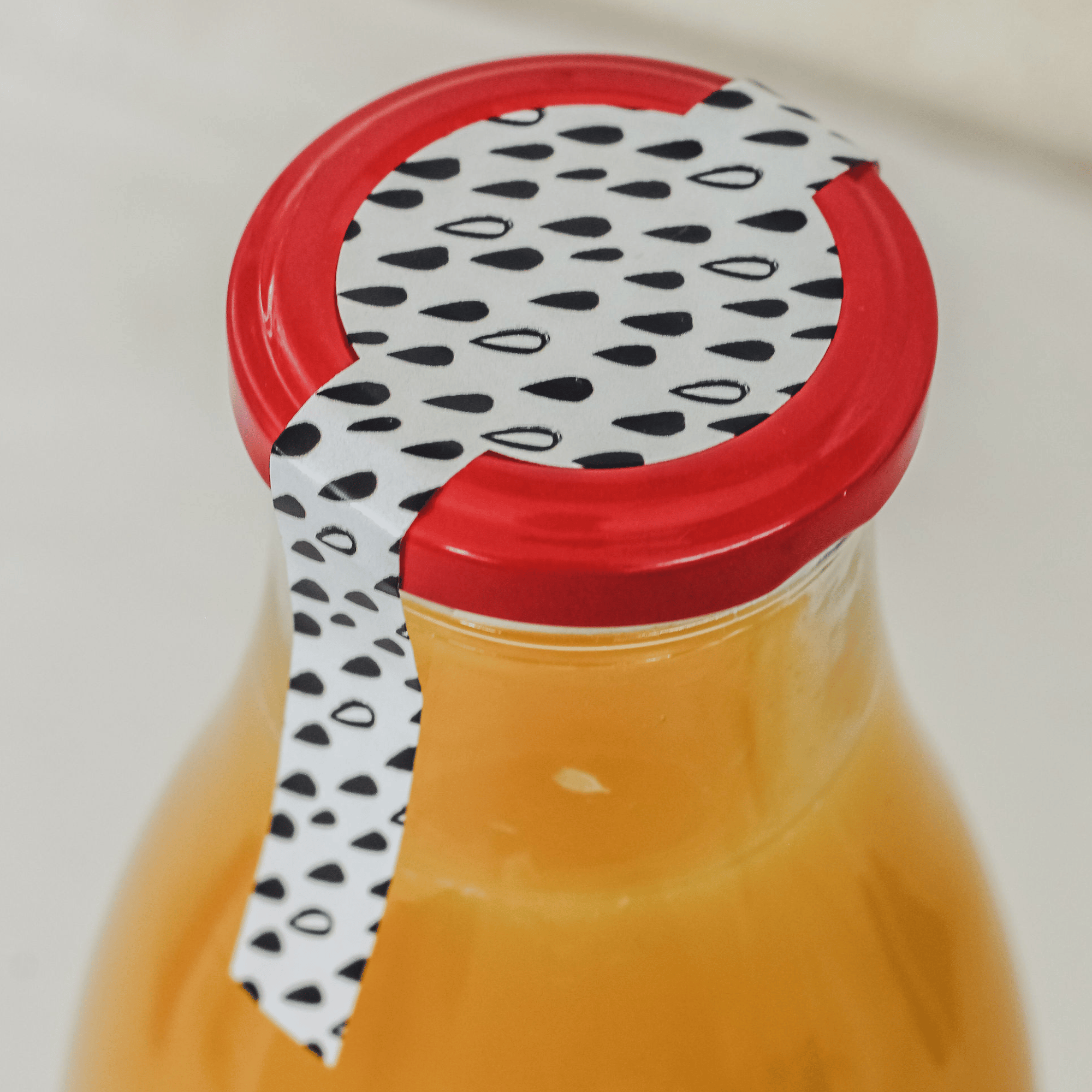 Deckeletiketten mit 2 seitlichen Frischesiegel 170 x 35 mm selber drucken - watsonlabel