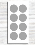 Farbpunkte grau spuelmaschinenfest 40 mm Durchmesser - watsonlabel