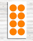 Farbpunkte selbstklebend orange spuelmaschinenfest 40 mm Durchmesser - watsonlabel