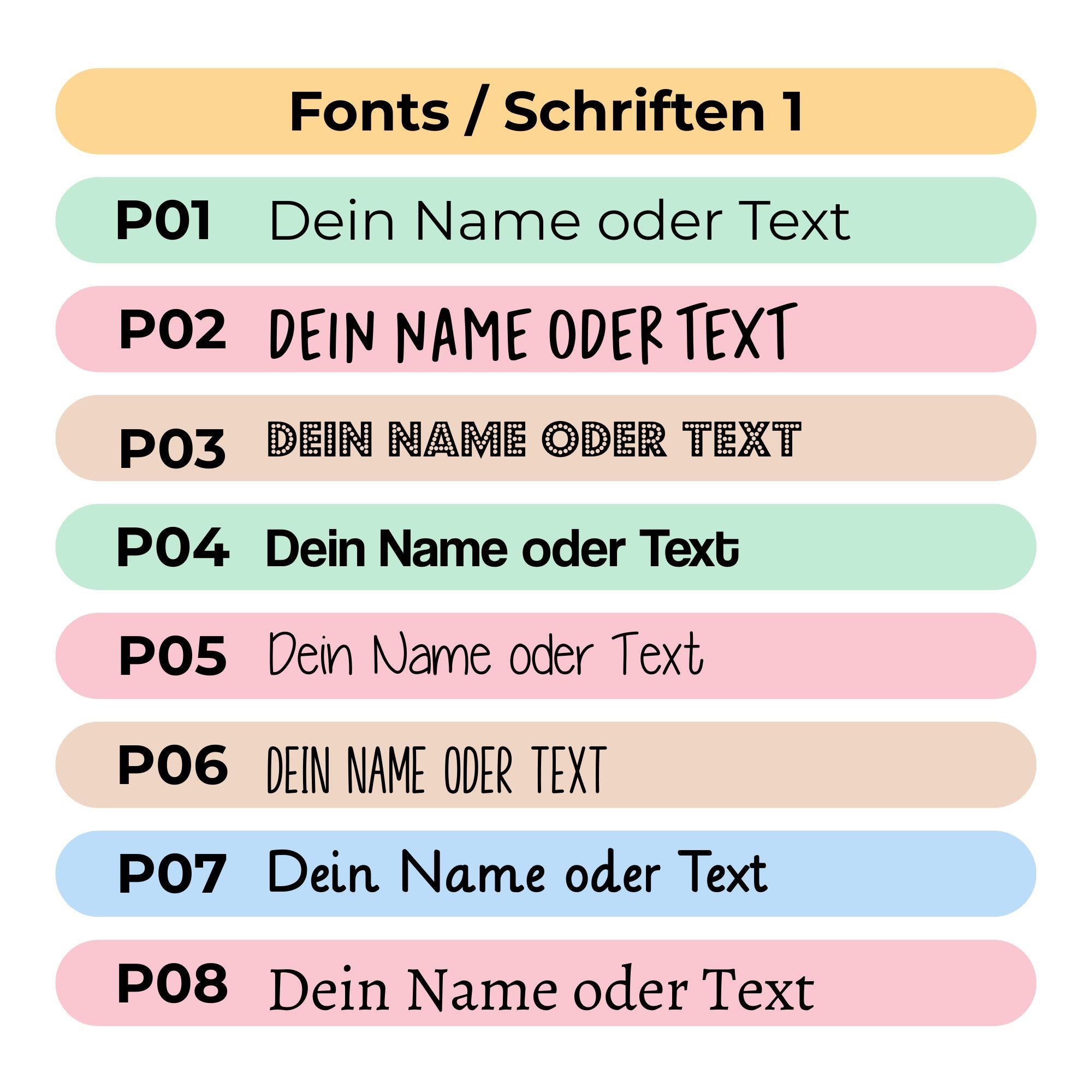 Font Options und Schriftarten fuer watsonlabel Shopify Shop fuer einfarbige Etiketten Seite 1