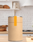 Gewaehrverschluss Etiketten fuer Dosen auf A4 Bogen orange 70 x 12 mm von watsonlabel ID4212
