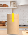 Gewaehrverschluss Etiketten fuer Dosen gelb 70 x 12 mm von watsonlabel ID4198
