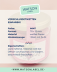 Gewaehrverschluss Etiketten fuer Dosen mint 70 x 12 mm von watsonlabel ID4212 Info