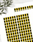 Gewaehrverschluss_Etiketten_fuer_Honig_Glaeser_schwarz-gelb_gestreift_ID4190
