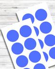 Klebepunkte blau spülmaschinenfest 40 mm Durchmesser -watsonlabel