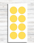 Markierungspunkte gelb spuelmaschinenfest 40 mm Durchmesser - watsonlabel