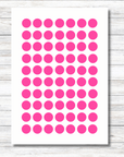 Markierungspunkte pink spülmaschinenfest 10 mm Durchmesser - watsonlabel