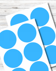 Markierungspunkte wasserfest hellblau spülmaschinenfest 90 mm Durchmesser von watsonlabel
