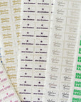 Namensaufkleber spuelmaschinenfest in den Farben rot, blau, gold, schwarz, silber und gruen von watsonlabel ID4060
