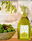 Olivenoeletiketten mit Olivenmuster 55 x 85 mm von watsonlabel