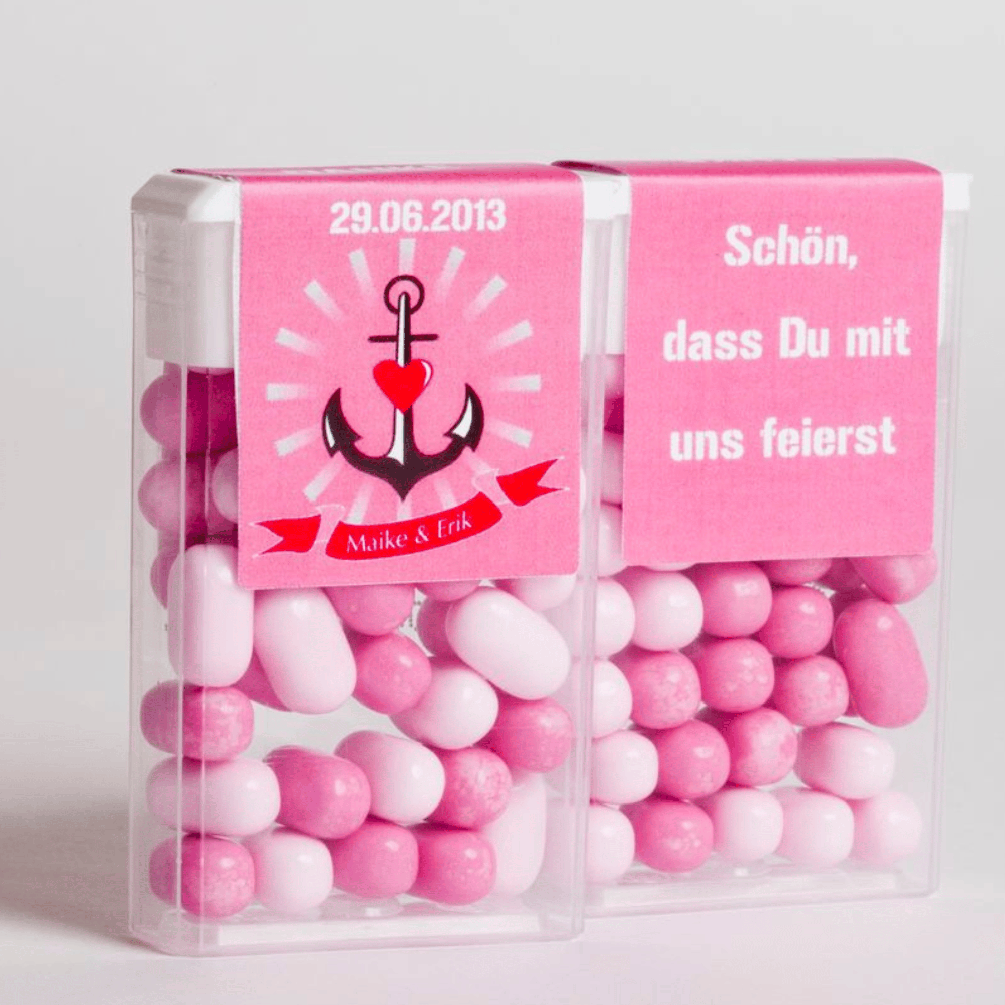 Tic Tac Sticker  - Schoen dass du mit uns feierst - watsonlabel