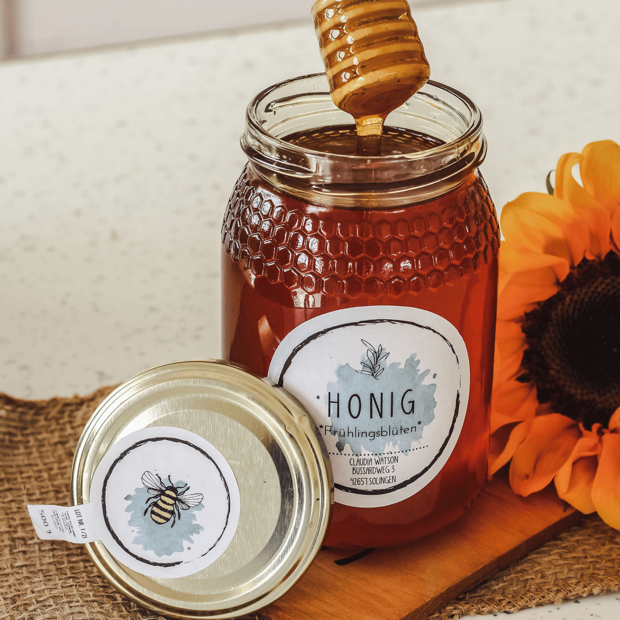 Verschluss Etiketten 40 x 85 mm weiss auf A4 Bogen zum selber drucken