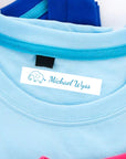 Waescheetiketten mit Namen und Elefant zum einbuegeln / Namens Aufkleber zum Buegeln - watsonlabel