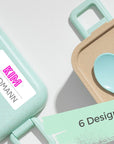 große Namens Aufkleber in sechs Farben, wasserfeste Adressaufkleber, minimalistische Etiketten personalisiert in bunten Farben