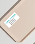 große Namens Aufkleber in sechs Farben, wasserfeste Adressaufkleber, minimalistische Etiketten personalisiert in bunten Farben