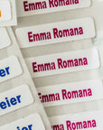 kleine Mini Namensaufkleber spuelmaschinenfest in 7 Farben – watsonlabel