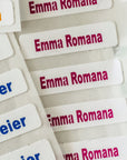 kleine Mini Namensaufkleber spuelmaschinenfest in 7 Farben – watsonlabel