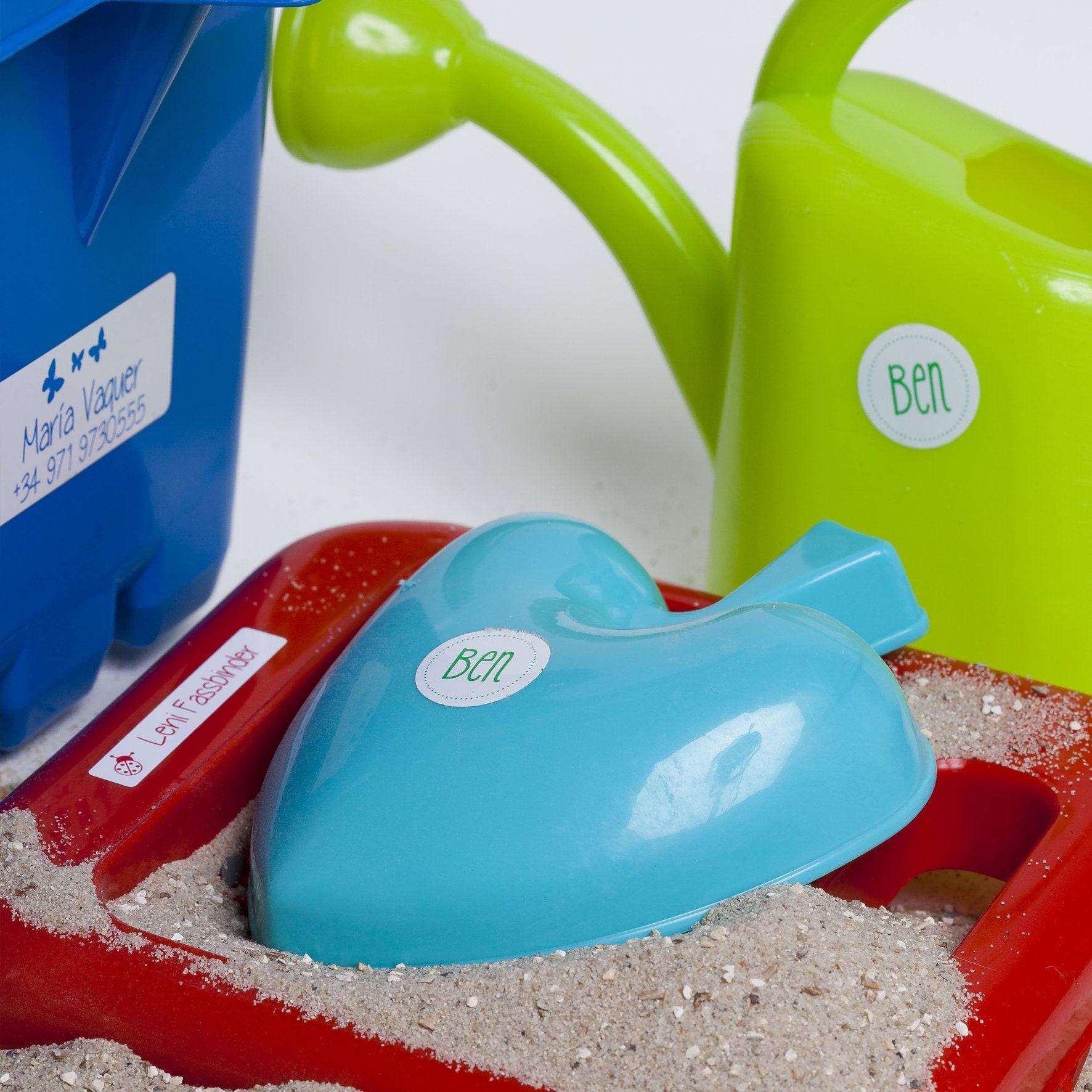 kleine rund spülmaschinenfeste Etiketten mit Namen 20 mm