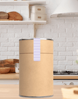 selbstklebende Verschluss-Etiketten mit gestreiftem Muster lavendel-weiss fuer Dosen guenstig online kaufen bei watsonlabel ID4223