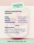 selbstklebende Verschluss-Etiketten mit gestreiftem Muster mauve-weiss guenstig online kaufen bei watsonlabel ID4225 Info