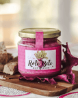 selbstklebende Verschluss-Etiketten mit gestreiftem Muster stylisch pink-weiss guenstig online kaufen bei watsonlabel ID4224 Aufstrich und Chutney