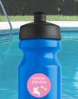 wasserfeste Namensetiketten fuer Kinder Einhorn lila oder lavendel mit Regenbogen - watsonlabel
