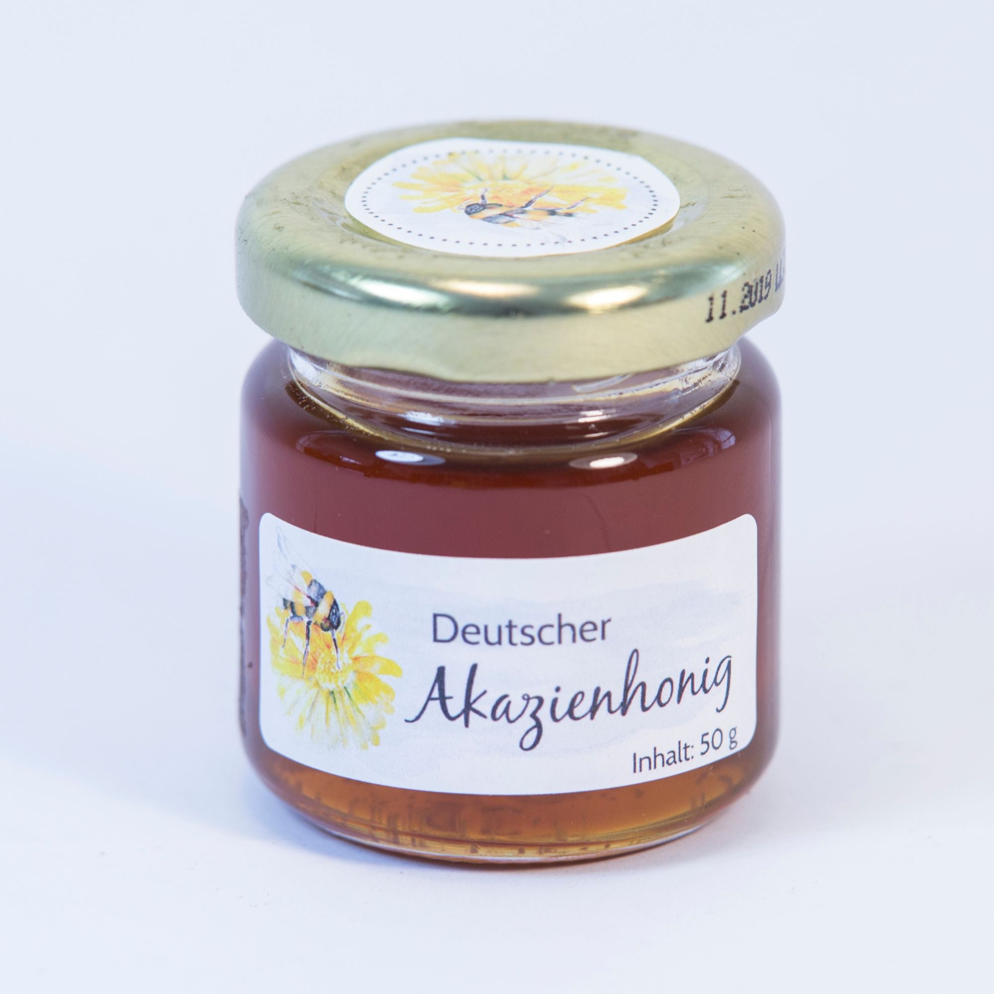 weisse  Etiketten 50 x 20  fuer Honig Probeglaeser selber drucken - watsonlabel