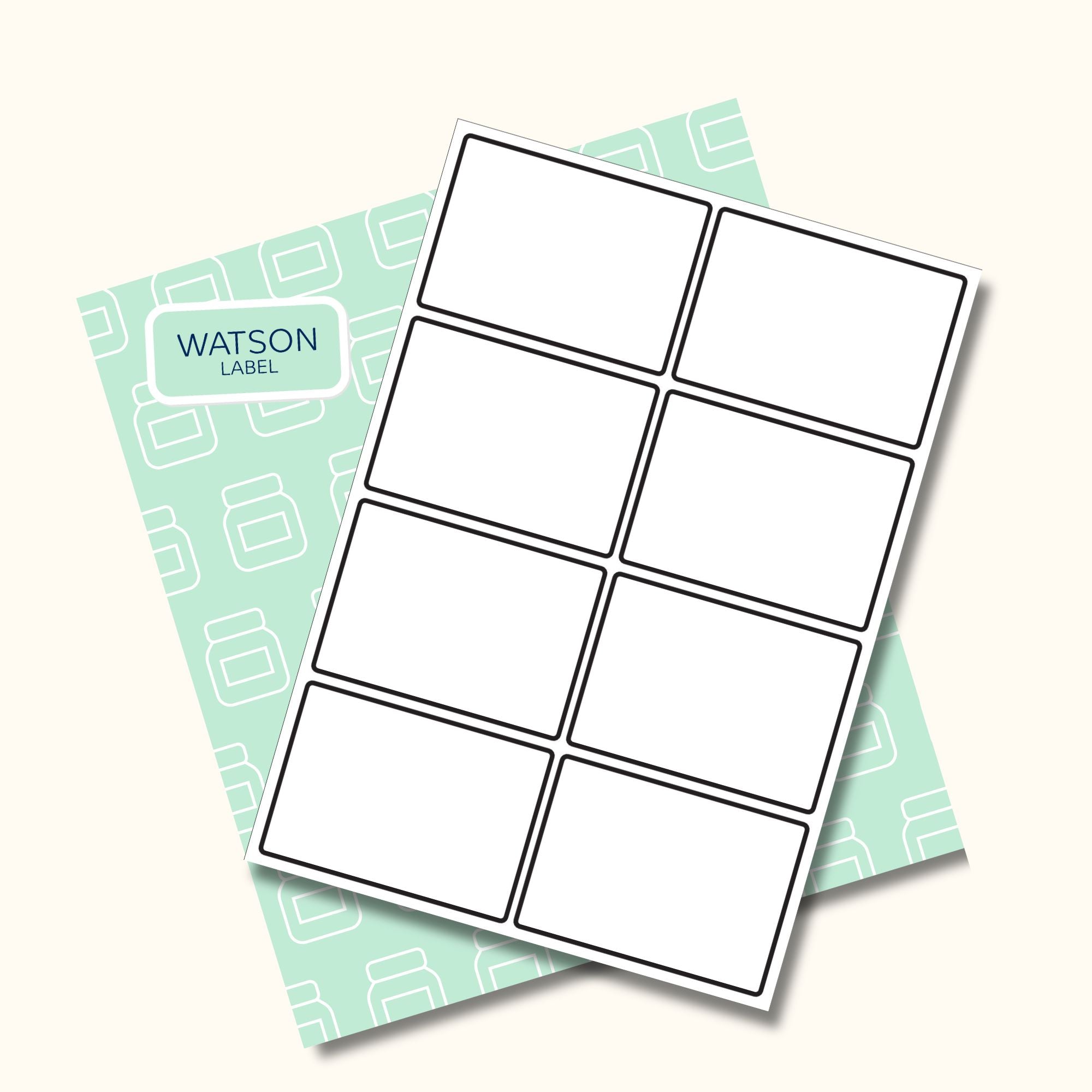 weisse Etiketten 98 x 68 mm selber drucken
