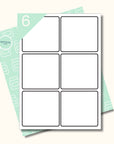 weisse abloesbare Etiketten 95 x 90 mm selber drucken - watsonlabel