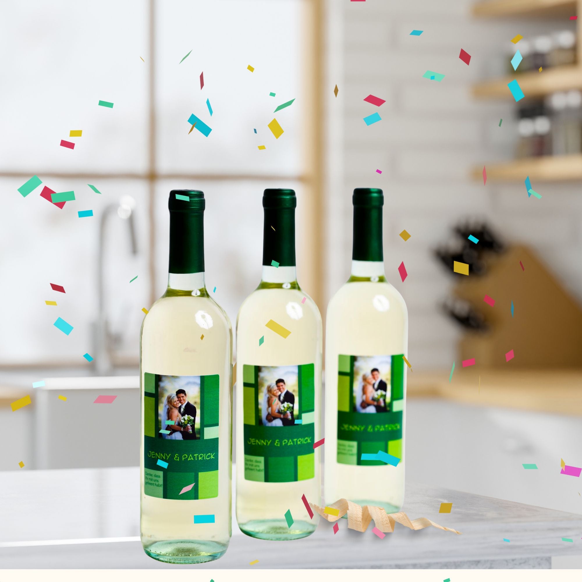 weisse abloesbare Etiketten fuer 0,7 Liter Weinflaschen 85 x 138 mm selber drucken - watsonlabel