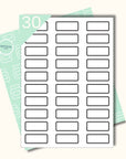 weisse abloessbare Etiketten 50 x 20 mm zum Ausdrucken - watsonlabel