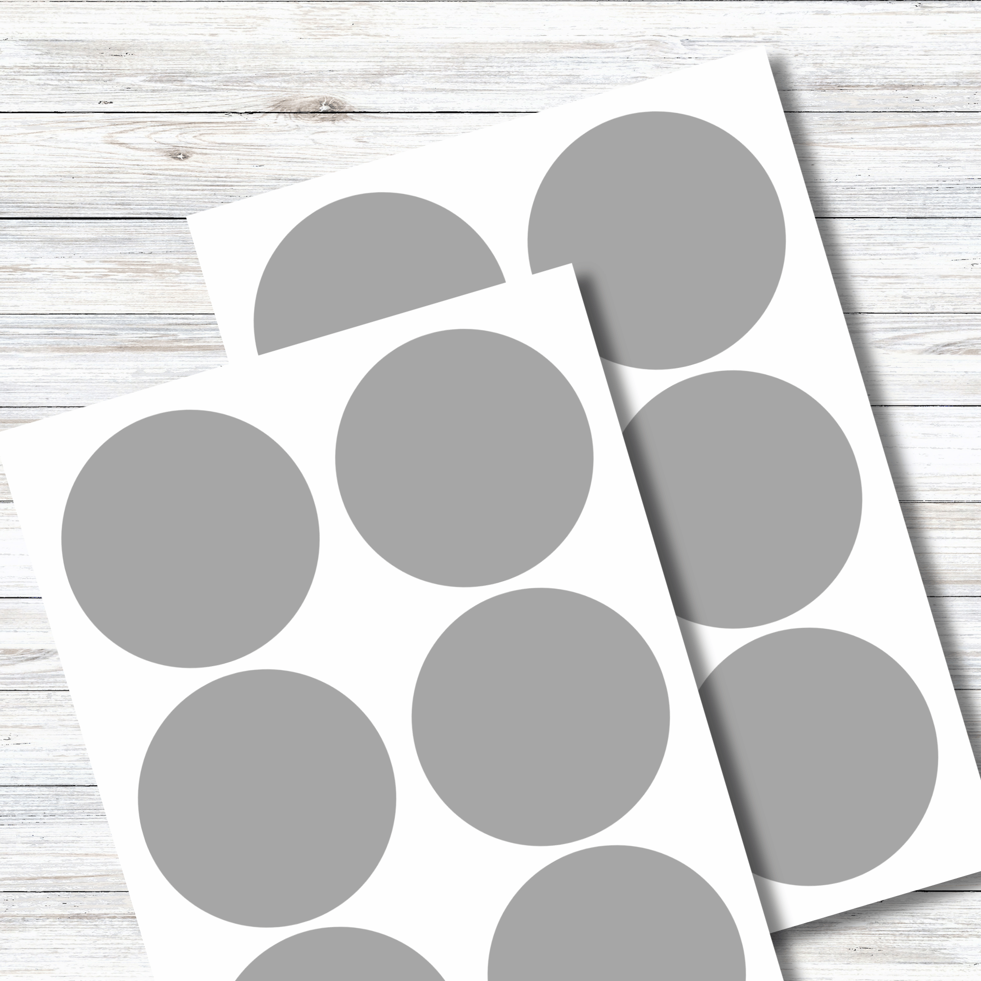 1000 Stück Rote Punktaufkleber 25mm - Wasserfest, Selbstklebend, Vinyl