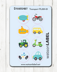 Transport_Stickersheet_PL001-01_spuelmaschinenfeste_Motivaufkleber