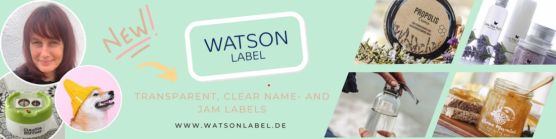 WatsonLABEL - Persönliche Aufkleber und Etiketten – watsonLABEL