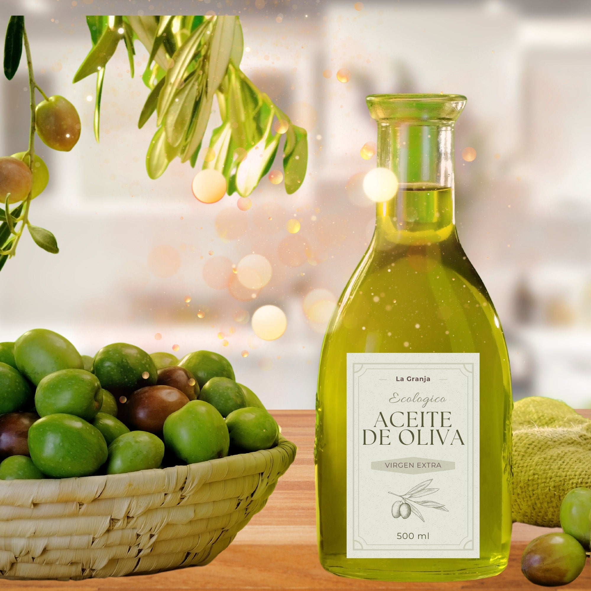 personalisierte Olivenoel Etiketten von watsonlabel fuer 250 - 500 m Flaschen